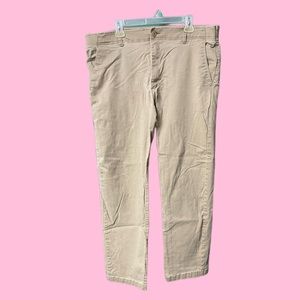 Lee Extreme Comfort Mens Straight Fit Khaki Pants 40x32